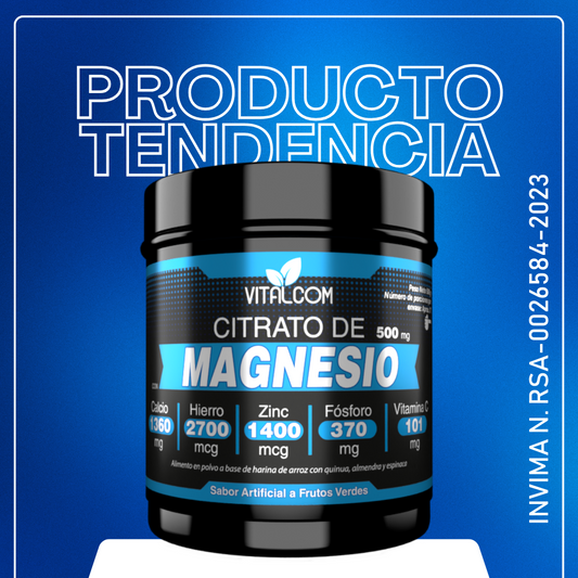 Citrato de magnesio 500mg